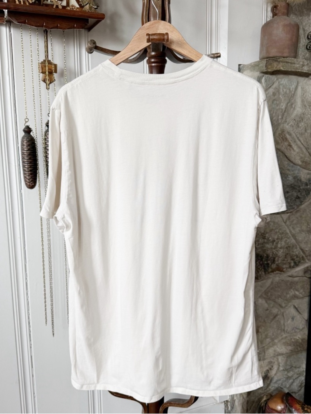 Karl Lagerfeld Paris Cotton Eiffel Tower Karl Logo Graphic Tee Offwhite Mens XL - Picture 6 of 6